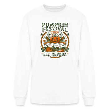 Pumpkin Festival 2026 In Ely Nevada - Men's Long Sleeve T-Shirt - white - Front