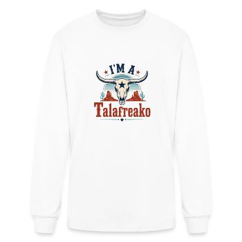 I’m A Talafreako James Talarico Texas Western Skul - Men's Long Sleeve T-Shirt - white - Front