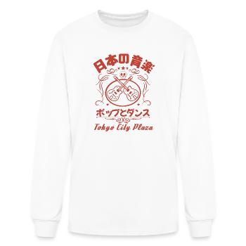 Tokyo City Plaza Dance Emblem - Men's Long Sleeve T-Shirt - white - Front