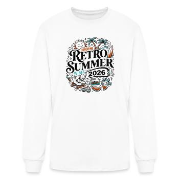 Sunshine Retro Summer Vibes Year 2026 - Men's Long Sleeve T-Shirt - white - Front