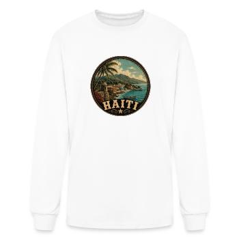 Haiti Vacation Citadelle la Ferrière Baroque Style - Men's Long Sleeve T-Shirt - white - Front