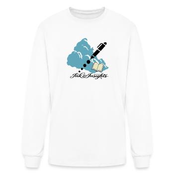Ink & Insights Writer Design - Men's Long Sleeve T-Shirt - white - Front