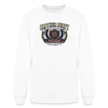 Brother Nervy Private Society - Men's Long Sleeve T-Shirt - white - Front