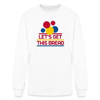 Ricky Bobby Get This Bread - Men's Long Sleeve T-Shirt - white - Front