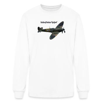 Spitfire in Battle of Britain - Men's Long Sleeve T-Shirt - white - Front