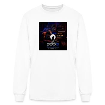 Ape in Studio Wolf Moon - Men's Long Sleeve T-Shirt - white - Front