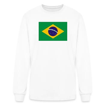 Show off your colors - Brazil - Men's Long Sleeve T-Shirt - white - Front