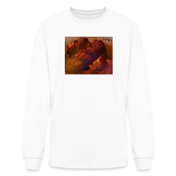 Crimson Titan in Ember Rift - Men's Long Sleeve T-Shirt - white - Front