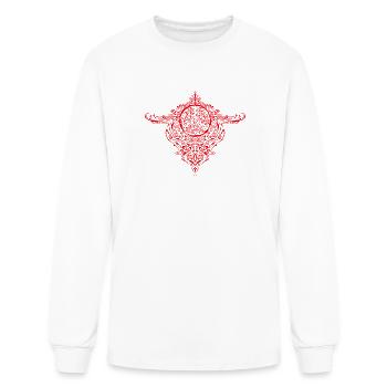 Cyber Sigil Dragon - Men's Long Sleeve T-Shirt - white - Front