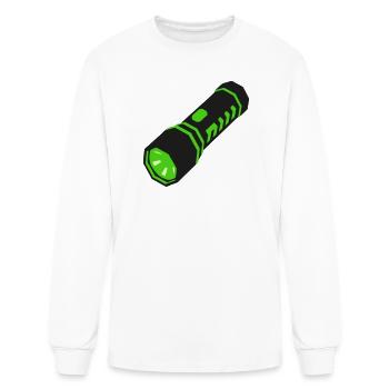 Flashlight Light Icon - Men's Long Sleeve T-Shirt - white - Front