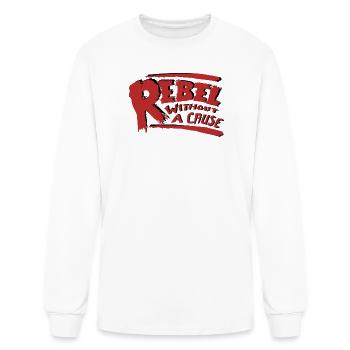 Rogue Rebel Graffiti Theme - Men's Long Sleeve T-Shirt - white - Front