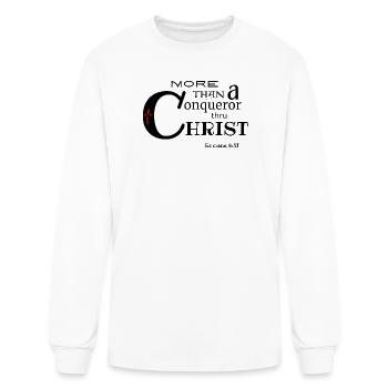 OVERCOMER - Men's Long Sleeve T-Shirt - white - Front
