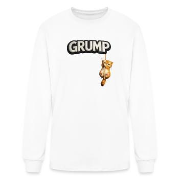Conception de la balançoire à corde Grump Cat - T-shirt à manches longues Homme - blanc - Devant