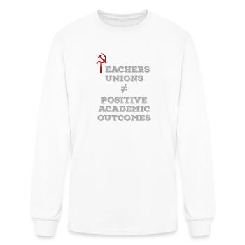Hammer and Union vs Academic Outcomes - Men's Long Sleeve T-Shirt - white - Front