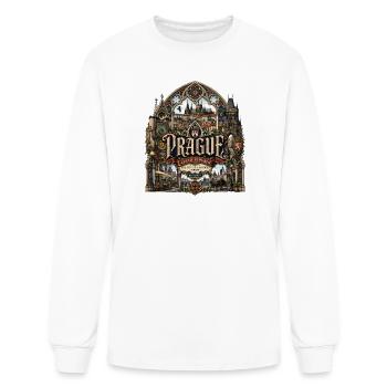 Prague Czech Republic T-Shirt | Travel Souvenir - Men's Long Sleeve T-Shirt - white - Front