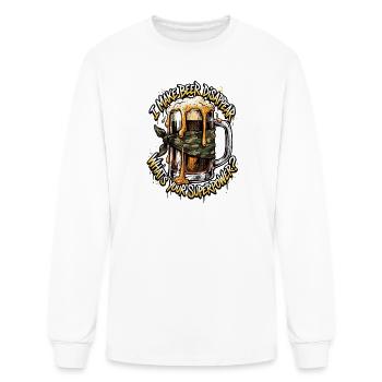 I Make Beer Disappear Craft Beer - Men's Long Sleeve T-Shirt - white - Front