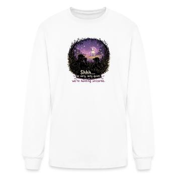 Unicorn Hunters - Men's Long Sleeve T-Shirt - white - Front