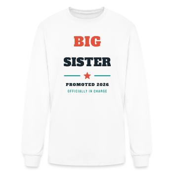 Grande Sœur - Meilleure idée de cadeau pour Noël d’anniversaire - T-shirt à manches longues Homme - blanc - Devant