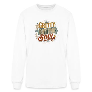 GRITTY_RYTHMATIC_SOUL - Men's Long Sleeve T-Shirt - white - Front