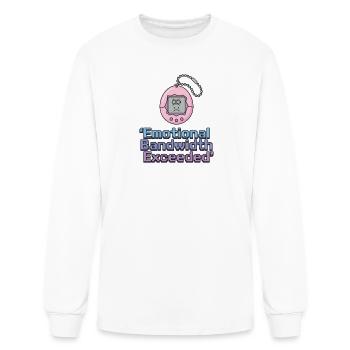 Bande passante émotionnelle dépassée - Tamagotch rétro des années 90 - T-shirt à manches longues Homme - blanc - Devant