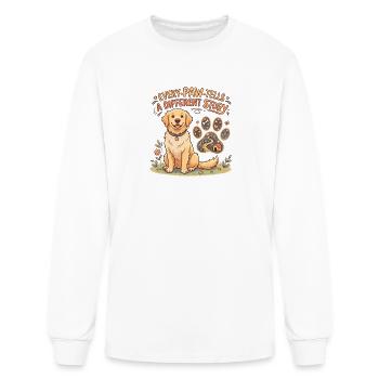 Every Paw Tells a Different Story - Men's Long Sleeve T-Shirt - white - Front