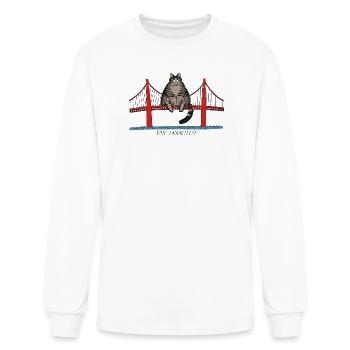 Project Hail Mary Cat - Men's Long Sleeve T-Shirt - white - Front