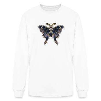 Mystical Celestial Moth - Men's Long Sleeve T-Shirt - white - Front