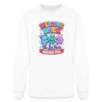 Bienvenue à nouveau Ice Pack Crew - T-shirt à manches longues Homme - blanc - Devant