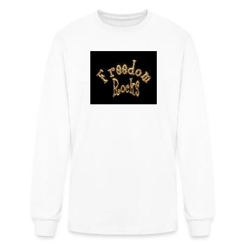 Freedom Rocks Polished Gold Nuggets 2026 - Men's Long Sleeve T-Shirt - white - Front
