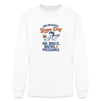 Cleveland Boo Boo Crew Rock And Roll Spooky - Men's Long Sleeve T-Shirt - white - Front