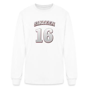 Sweet Sixteen – 16th Birthday Designs & Posters - Men's Long Sleeve T-Shirt - white - Front