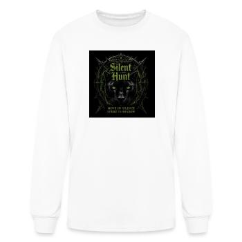 Silent Hunt Panther Neon - Men's Long Sleeve T-Shirt - white - Front