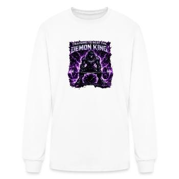 Demon King Training Power - Men's Long Sleeve T-Shirt - white - Front