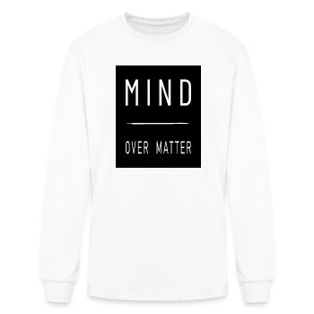 Mind_Over_Matter - Men's Long Sleeve T-Shirt - white - Front