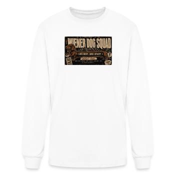 Wiener Dog Squad Tour - Men's Long Sleeve T-Shirt - white - Front