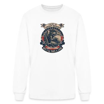 Je ne suis pas mécanicien aéronautique mais je vais jeter un œil - T-shirt à manches longues Homme - blanc - Devant