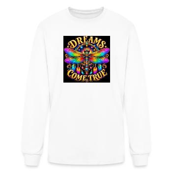Dreams Come True Dragonfly - Men's Long Sleeve T-Shirt - white - Front