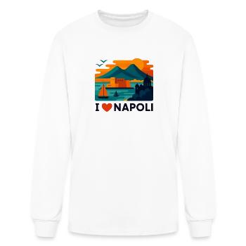 Napoli Sunset Harbor - Men's Long Sleeve T-Shirt - white - Front