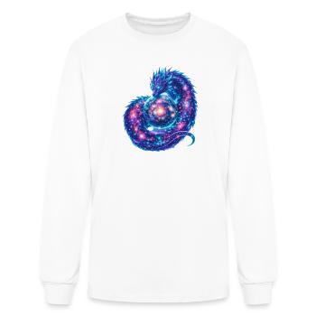 Cosmic Dragon Nebula - Men's Long Sleeve T-Shirt - white - Front