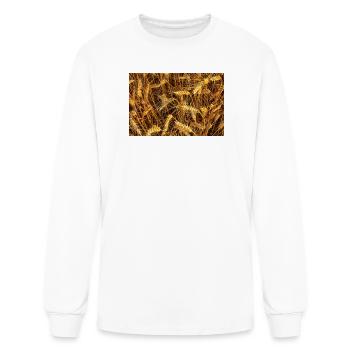 Golden Wheat Harvest - Men's Long Sleeve T-Shirt - white - Front