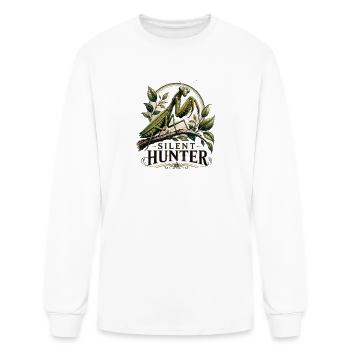 Silent Hunter Praying Mantis Art - Men's Long Sleeve T-Shirt - white - Front