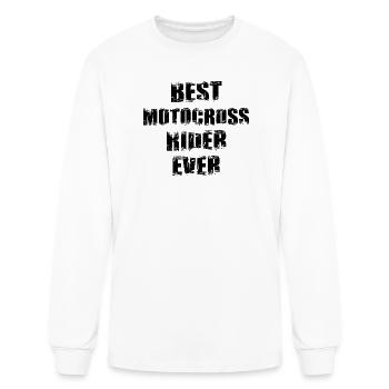 Best Motocross Rider Ever - Men's Long Sleeve T-Shirt - white - Front