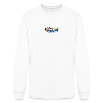 Motivate - Men's Long Sleeve T-Shirt - white - Front