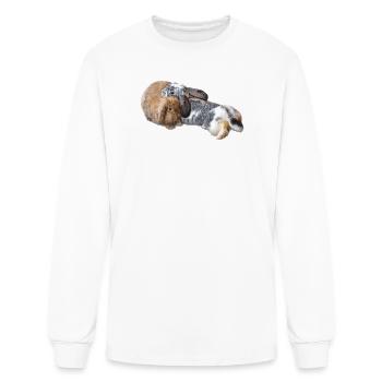 Lop-Eared Bunnies Cuddling Up - Men's Long Sleeve T-Shirt - white - Front