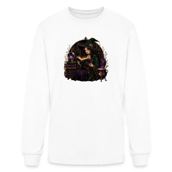 Witchlit Arcane Tome - Men's Long Sleeve T-Shirt - white - Front