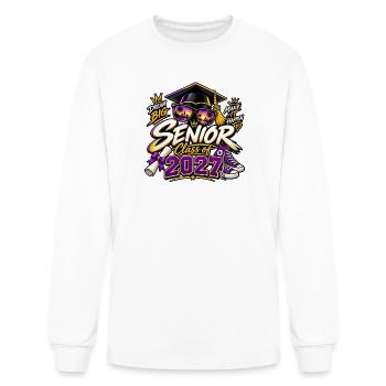  Senior Class of 2027 – Graduation Streetwear - Men's Long Sleeve T-Shirt - white - Front