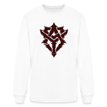 Crimson Thorn Sigil Crest - Men's Long Sleeve T-Shirt - white - Front