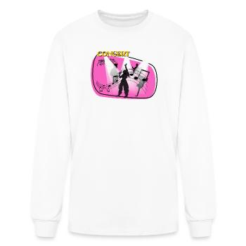 Neon Concert Silhouettes - Men's Long Sleeve T-Shirt - white - Front