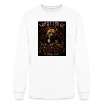 Autumn Harvest Hound - Men's Long Sleeve T-Shirt - white - Front