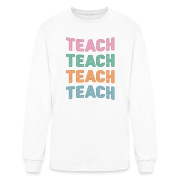 Teacher Appreciation Gift Back to School Teacher - Men's Long Sleeve T-Shirt - white - Front